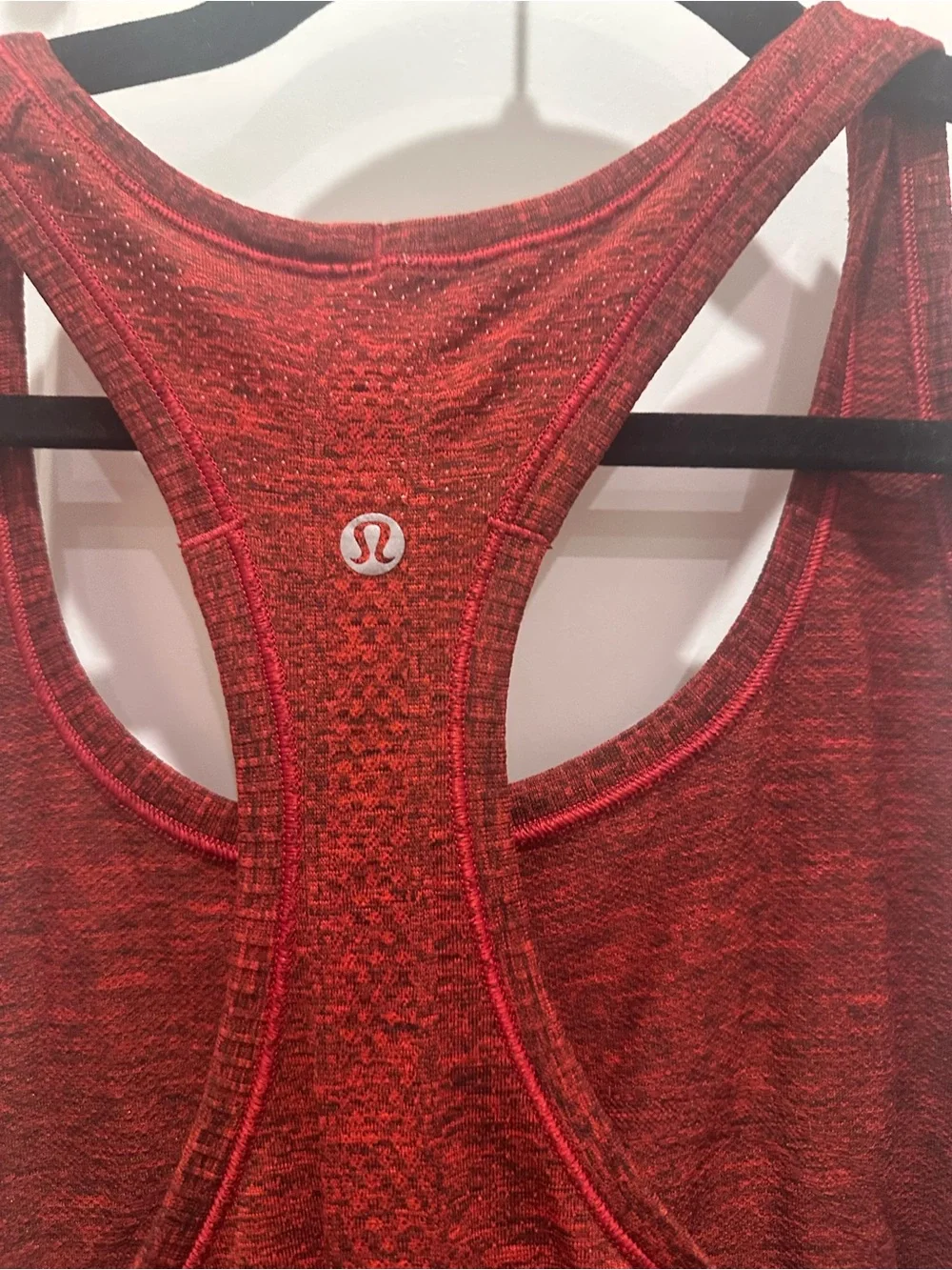 lululemon athletica Red Racerback Tank Top